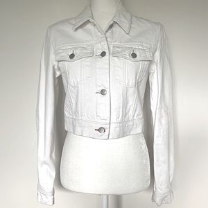 J Brand White Denim Jacket Small